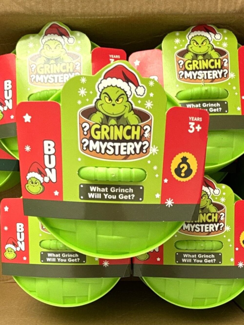 The Grinch Mystery Christmas Dumpling Squishy Stress Relief Squeeze Toy